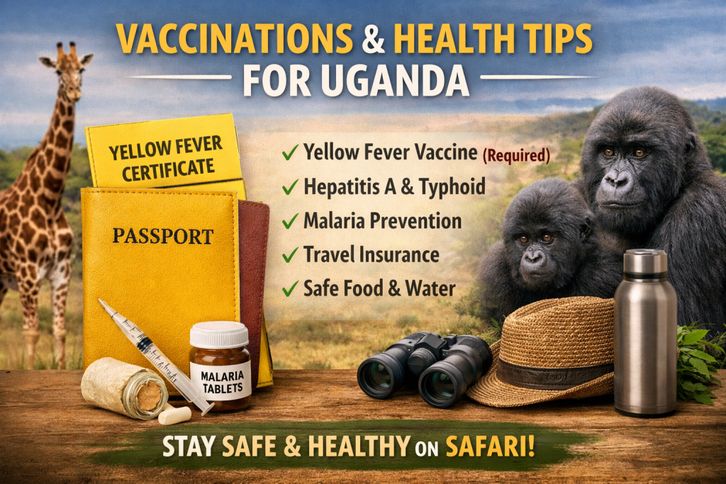 Health tips for safe travel to uganda, vaccination and malaria prevention