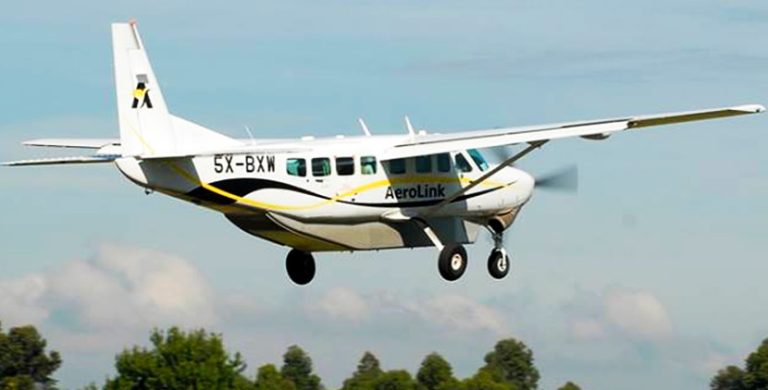 Flying from Entebbe to Kihihi Airstrip
