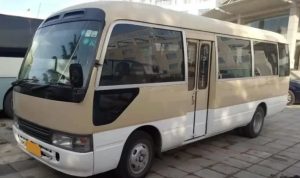 Toyota Coaster Bus - Coaster Rentals Active Uganda Safaris