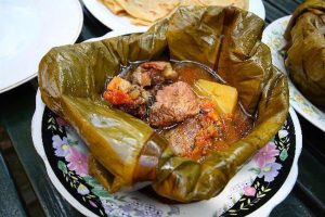 Luwombo and matooke - Baganda traditional food