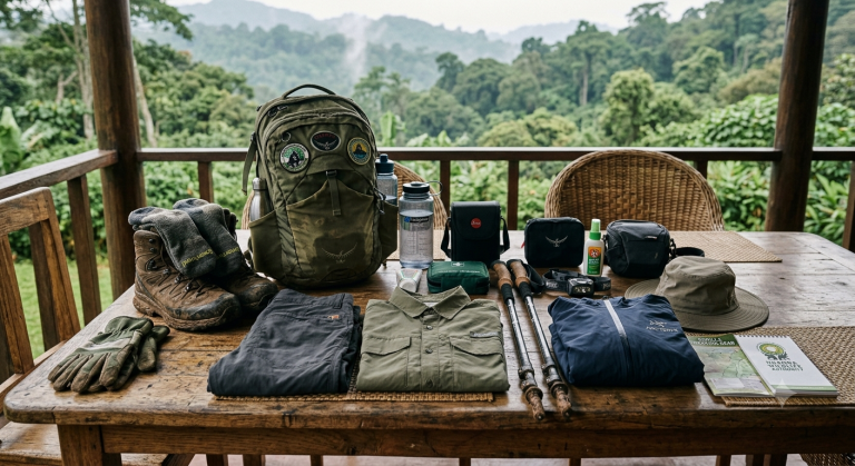 Gorilla trekking gear