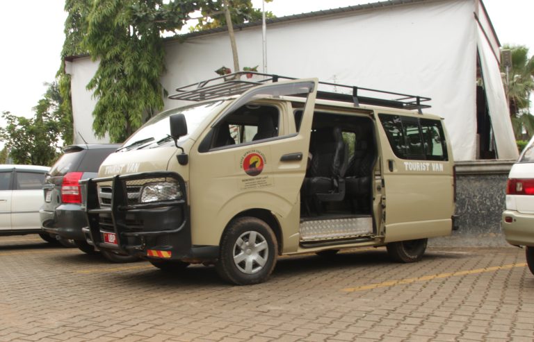 Tourist safari van