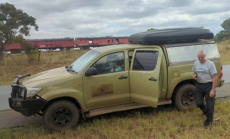 Toyota Hilux Pickup with Camping Car