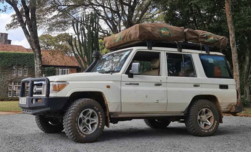 Land Cruiser LX With Rooftop Tent