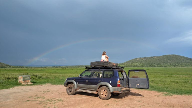 Landcruiser TX with Camping Equipment