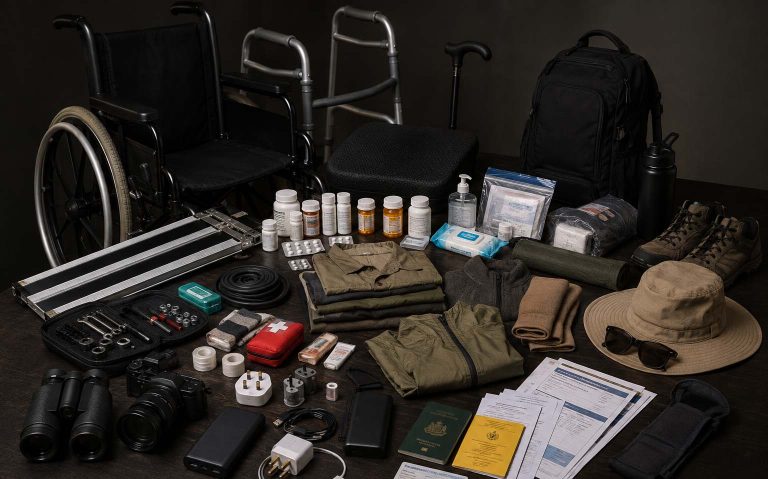 Safari Packing List For Mobility Challenged People